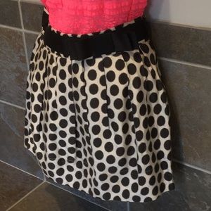 Forever Twenty One polka dot bubble mini skirt